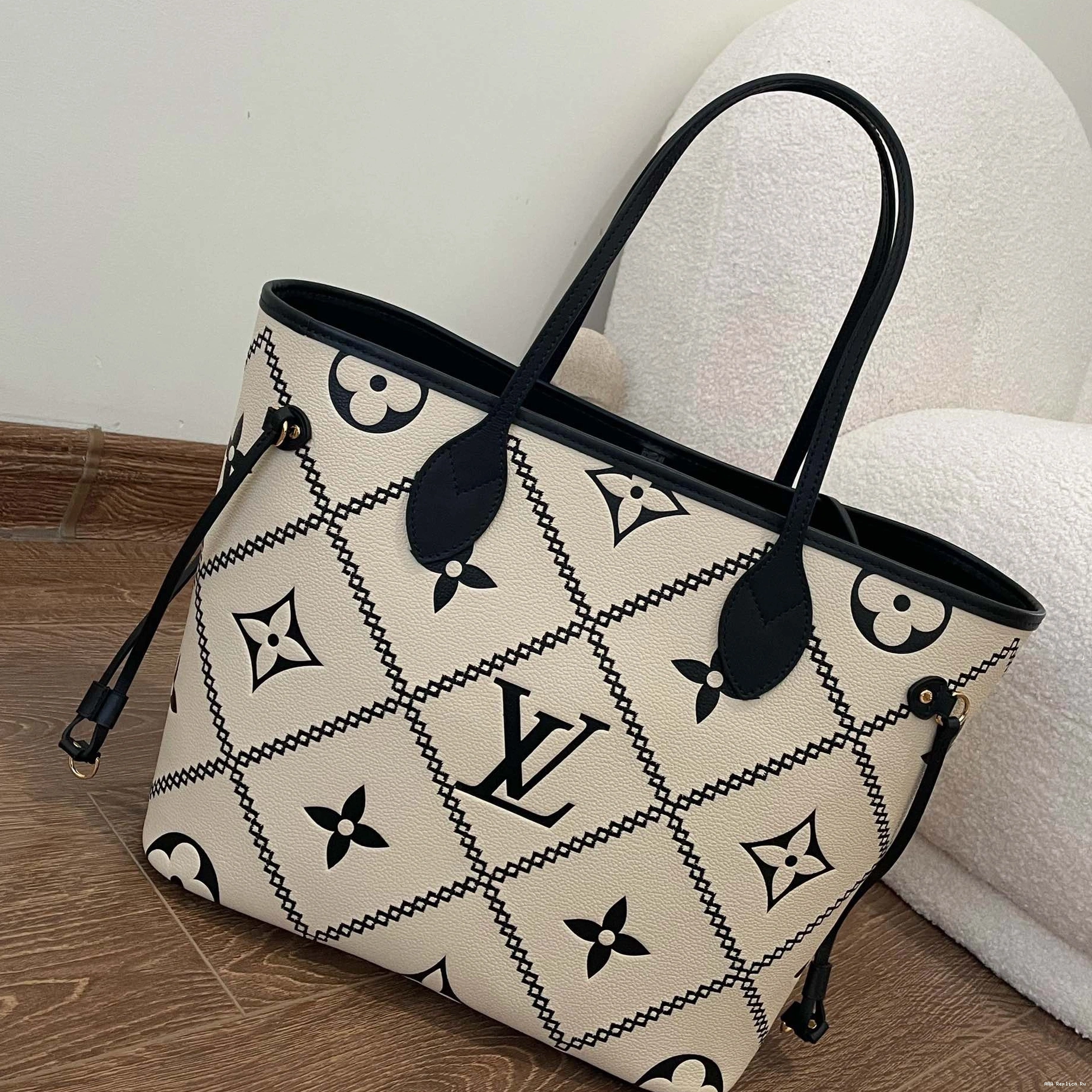 AAA Pruses Bags NEVERFULL LOUIS MM VUITTON 0806